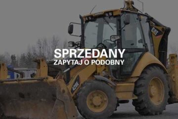 CATERPILLAR 428E – koparko ładowarka, maszyna używana