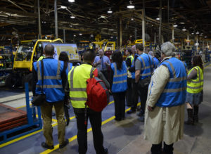 Guest take a tour of the Craigavon plant as it celebrates 35 years