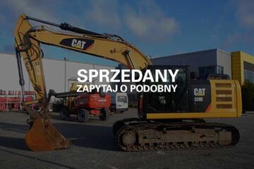 Koparka gąsienicowa model 320 EL marki CATERPILLAR, maszyna używana