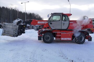 Ładowarka teleskopowa obrotowa Manitou MRT2550 Privilege, rok 2018