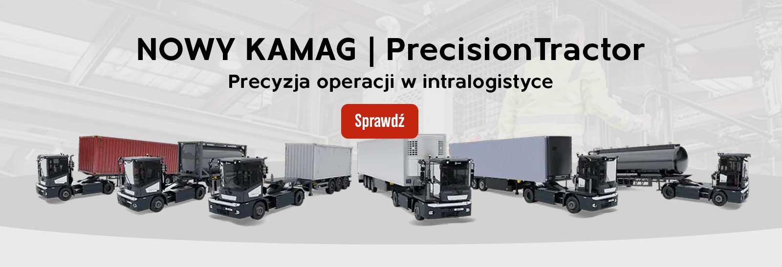 KAMAG PrecisionTractor 201 - nowy model zwrotnego ciągnika terminalowego